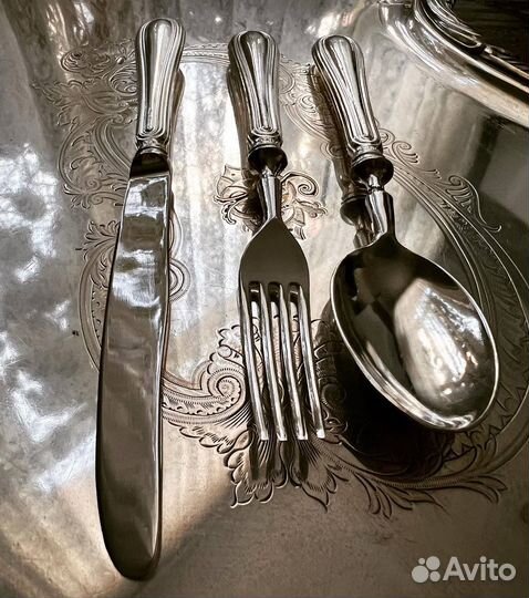 Набор столовых приборов Эгоист Серебро