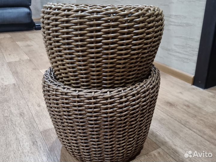 Кашпо из ротанга 12 литров