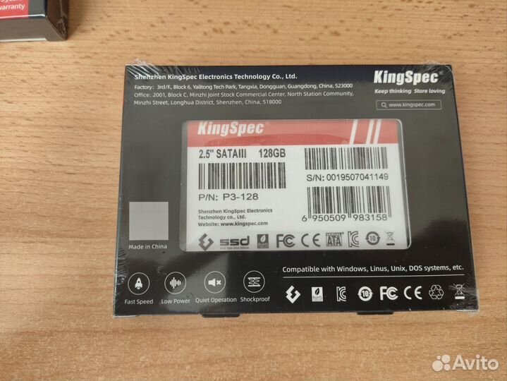 Новый SSD KingSpec 128GB