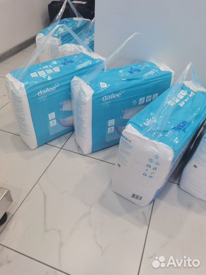 Памперсы для взрослых размер L, dailee slip super