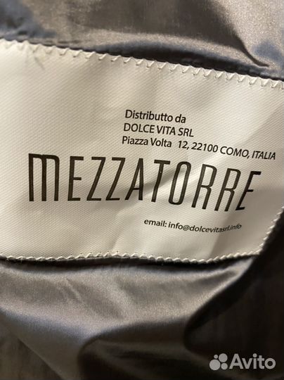 Пуховик пальто Mezzatorre