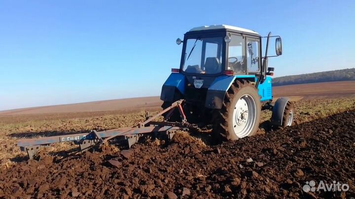 Вспашка земли трактором в усть-абакане