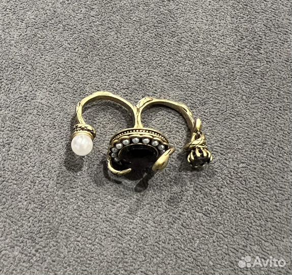 Alexander mcqueen кольцо