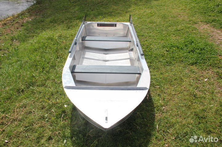 Лодка алюминиевая Малютка-Н 2.9 м.с транцем, новая