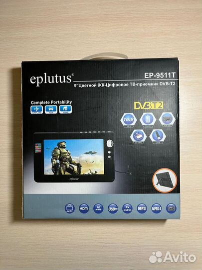 Портативный телевизор eplutus EP-9511T цветной