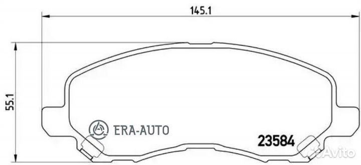 Brembo P54030 Колодки торм.пер