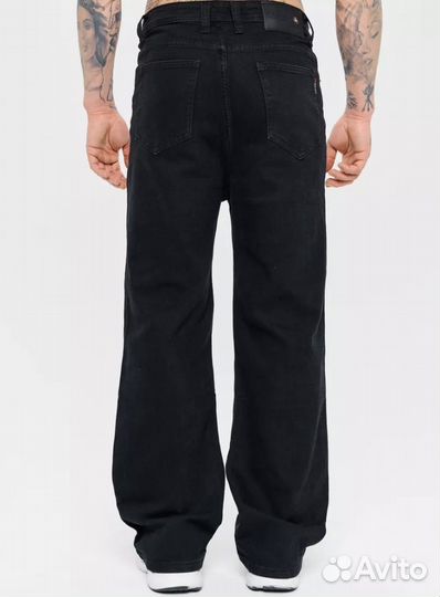 Джинсы широкие трубы