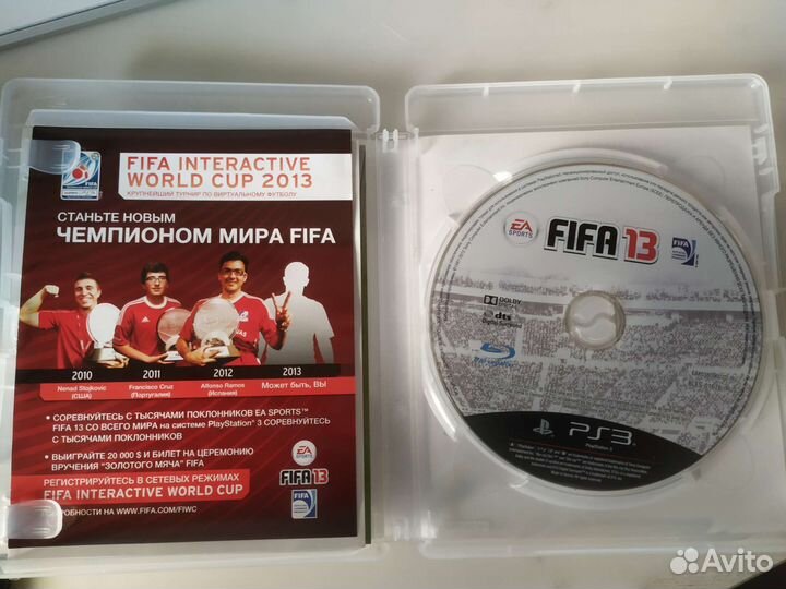 Диск FIFA 13 ue ps3