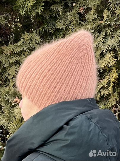 Шапка из пуха норки ручной работы