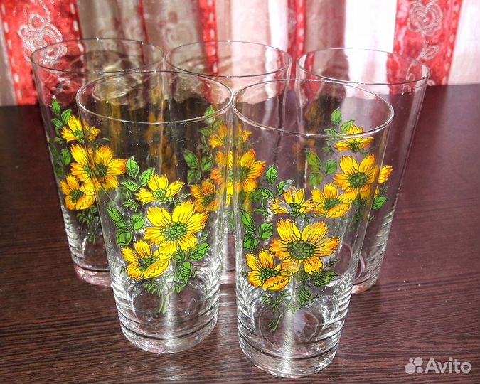 Стаканы для сока и воды новые