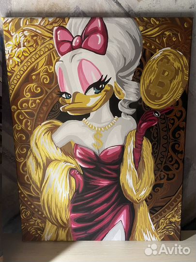 Картины по номерам раскрашенная