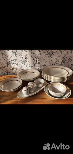 Винтажные сервизы СССР Песочное,Хайта, Дулево