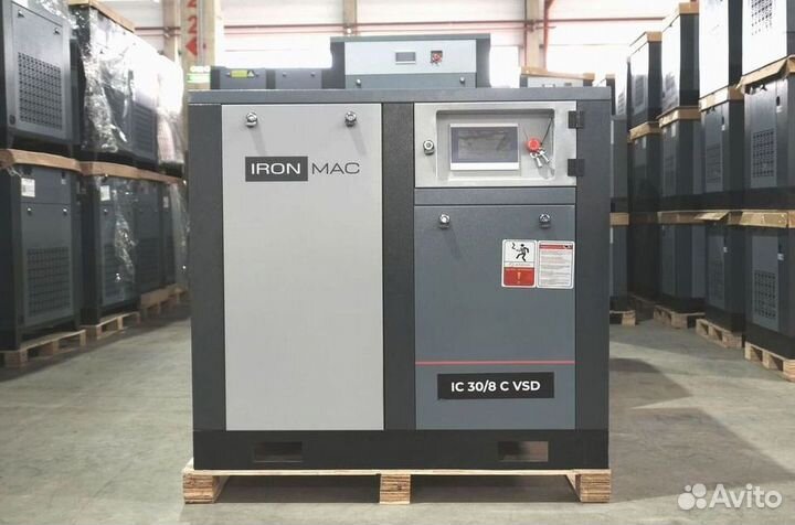 Винтовой компрессор IronMac IC 15/10 10 бар, 11 кВ