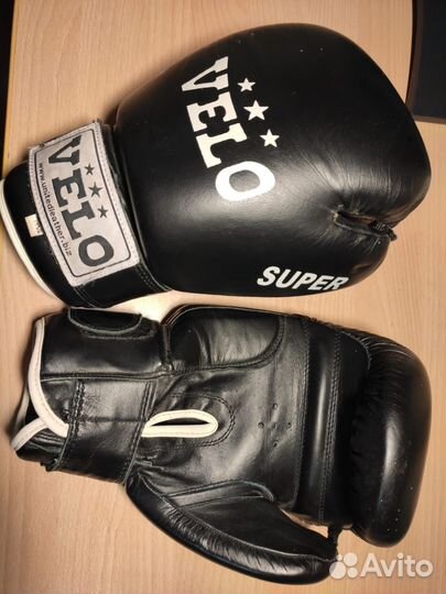 Боксерские перчатки 14 oz натуральная кожа