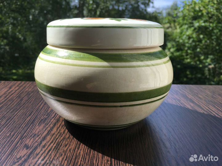 Шкатулка,горшочек зик Конаково СССР