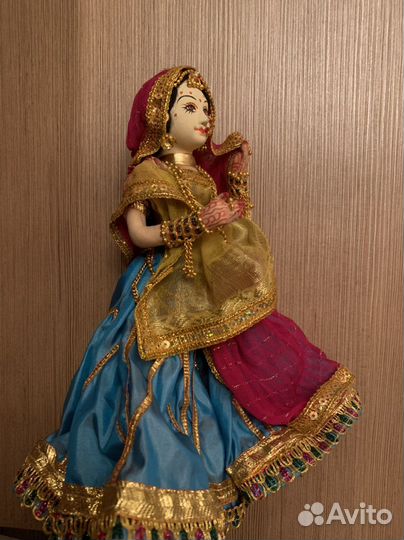 Кукла из Индии ручной работы