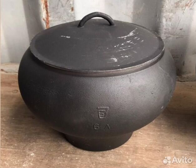 Горшок чугунный 6.0 л. - калд