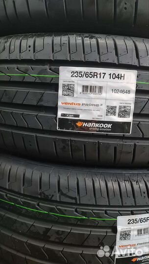 Hankook Ventus Prime3 SUV K125A 235/65 R17