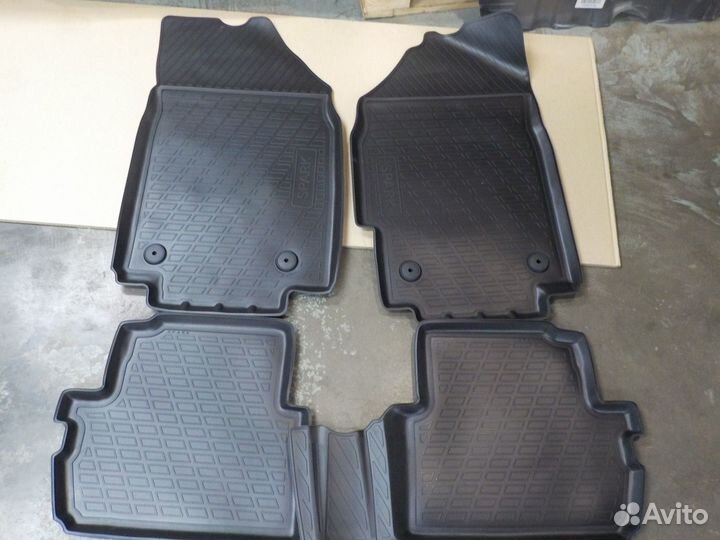 Комплект резиновых ковров для Chevrolet Spark