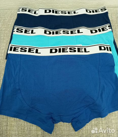 Трусы боксеры мужские Diesel Logo, 3 шт (Оригинал)