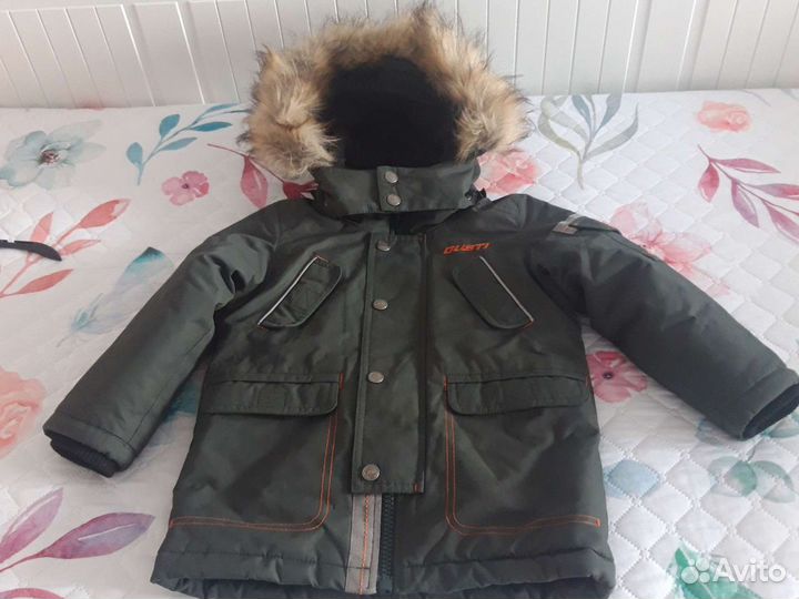 Куртка зим. для мальчика Gusti 98,б.у