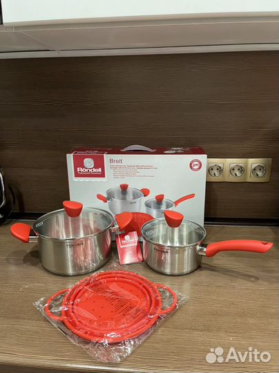 Набор посуды rondell кастрюля ковш