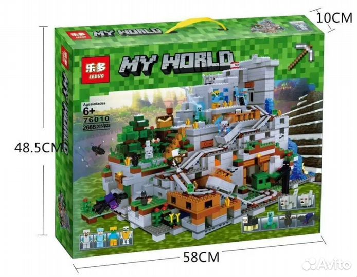 Конструктор Майнкрафт Горная пещера