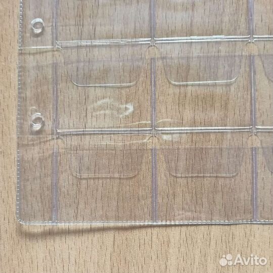 Лист для монет optima на 24 ячейки