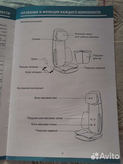 Массажная накидка