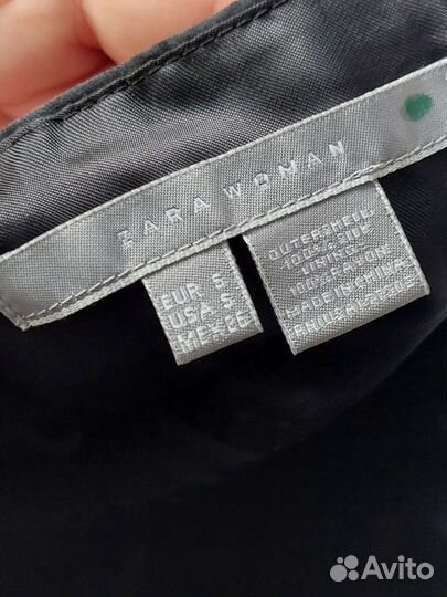 Платье Zara 100% шелк 42р золотое