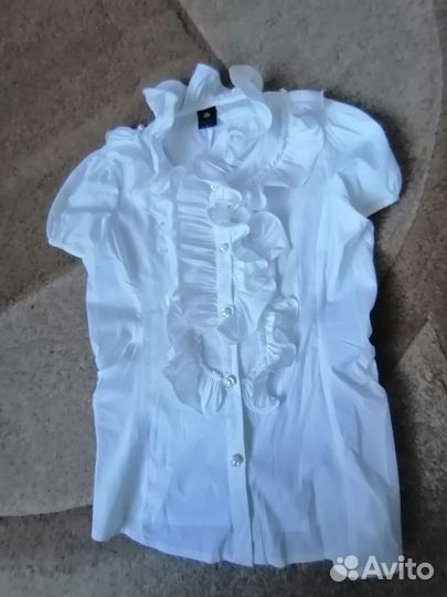 Блузки школьные для девочки 140