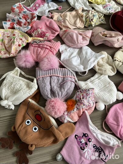 Шапки детские zara hm reike от рождения до 2 лет