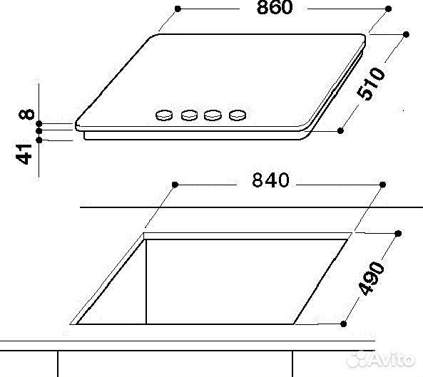 Варочная поверхность whirlpool goa9523/nb