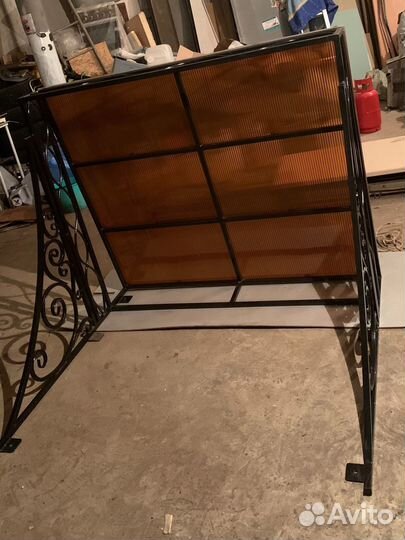 Кованные изделия Козырек и перила