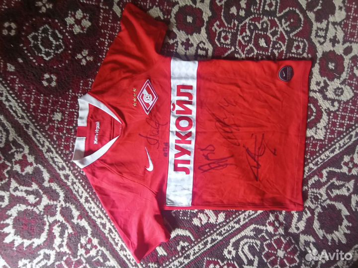 Игровая форма спартак 18/19 с АВТОГРАФАМИ