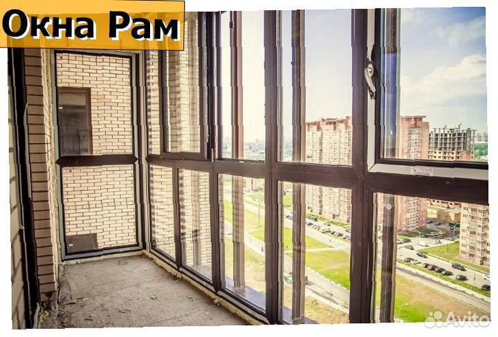 Остекление балконов и лоджий пластиковыми окнами