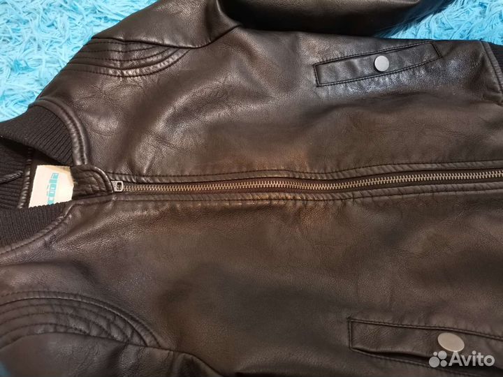 Кожаная куртка для мальчика