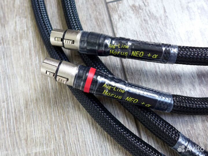 Межблочный AUG-Line Horus Neo+a XLR RCA кабель