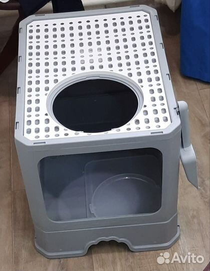 Туалет лоток для кота закрытый. Новый