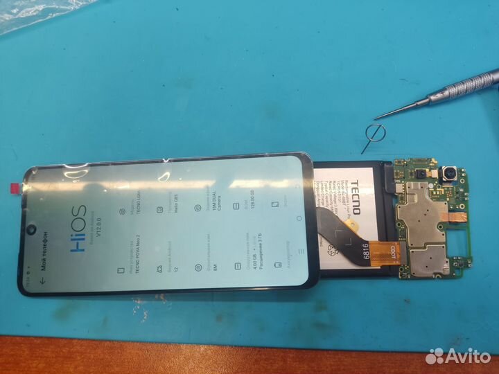 Основная плата tecno neo pova 2 128 gb