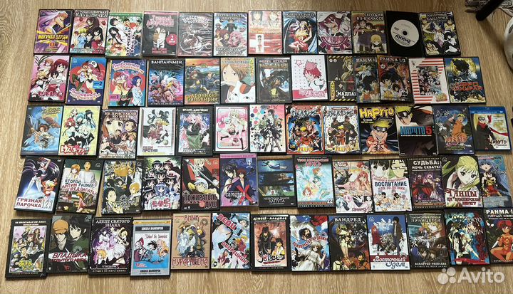 DVD диски аниме 60+ тайтлов