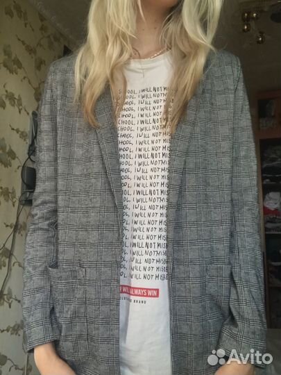Пиджак в клетку