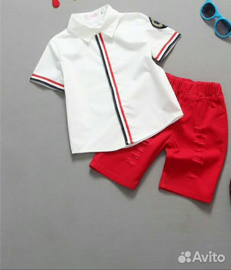 Новый летний костюм(шортики и рубашечка)