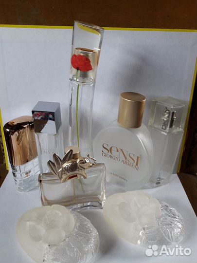 Флаконы из-под парфюмов - винтаж, снятости, лимитк