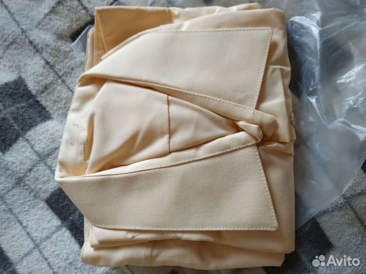 Рубашка военная бежевая