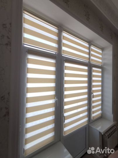 Рулонные шторы зебра и не только / Жалюзи