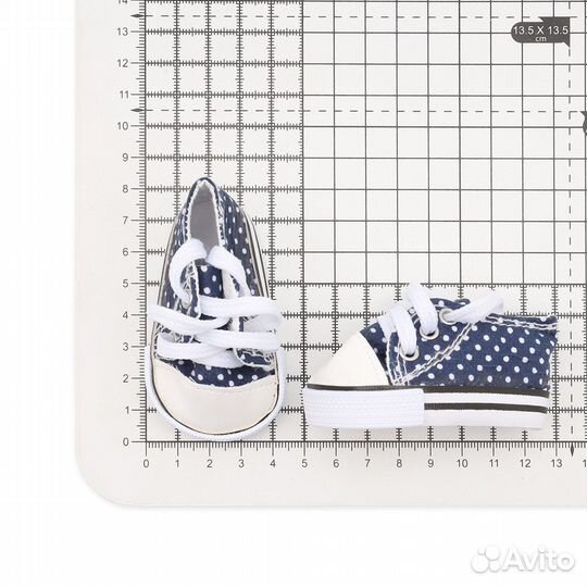 Синий SH-0037 Кеды 7.5*4*3.5 см, 1 пара, Astra&Craft (синий)