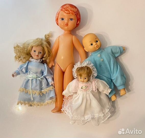 Куклы фарфоровые, пупс, СССР раритет
