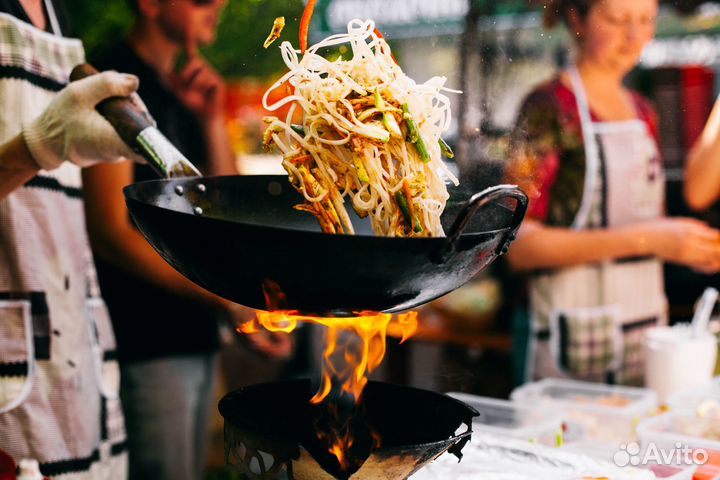 Повар на лапшу Wok без опыта