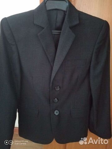 Пиджак школьный 140 новый